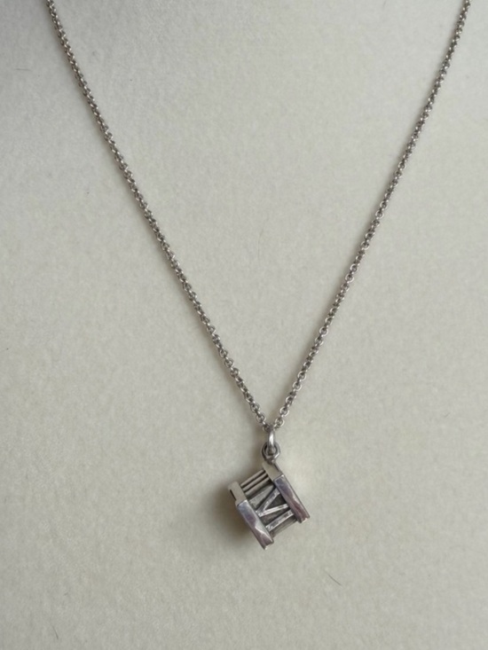 Tiffany & Co. Jewelry - Vintage Tiffany & Co. 925 Silver Atlas Pendant Necklace in box and dustbag